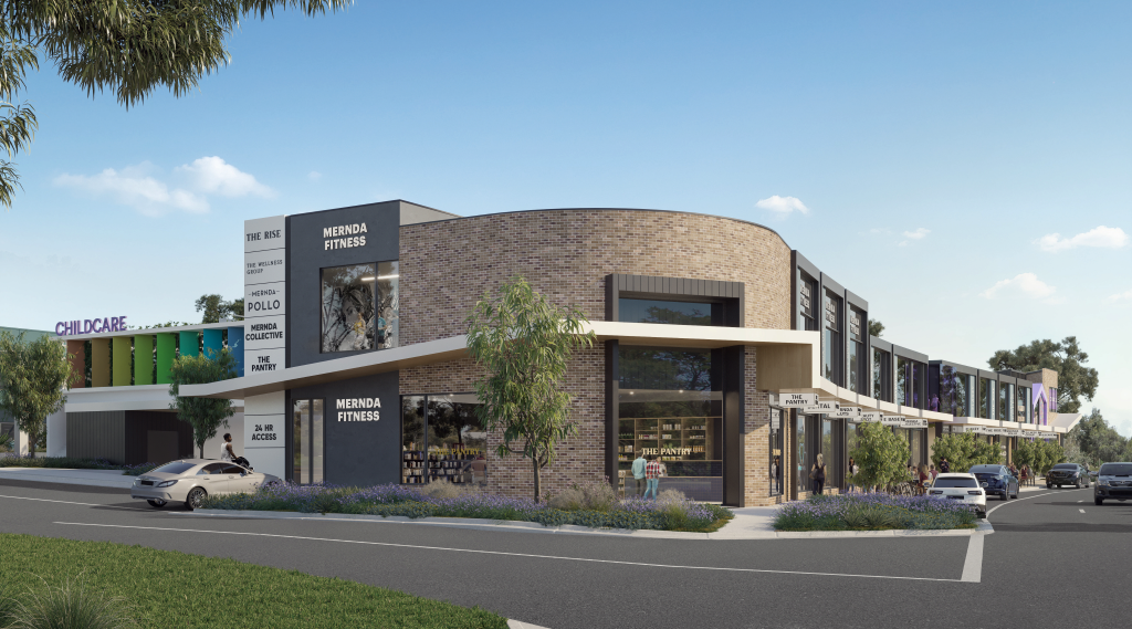 Mernda Central exterior on Lombardy Drive